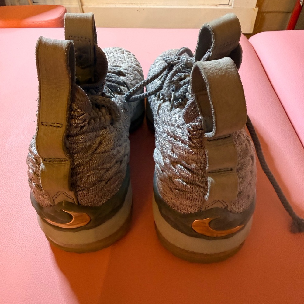 Nike Kids Gray High-Top Sneakers - Picture 4 of 5